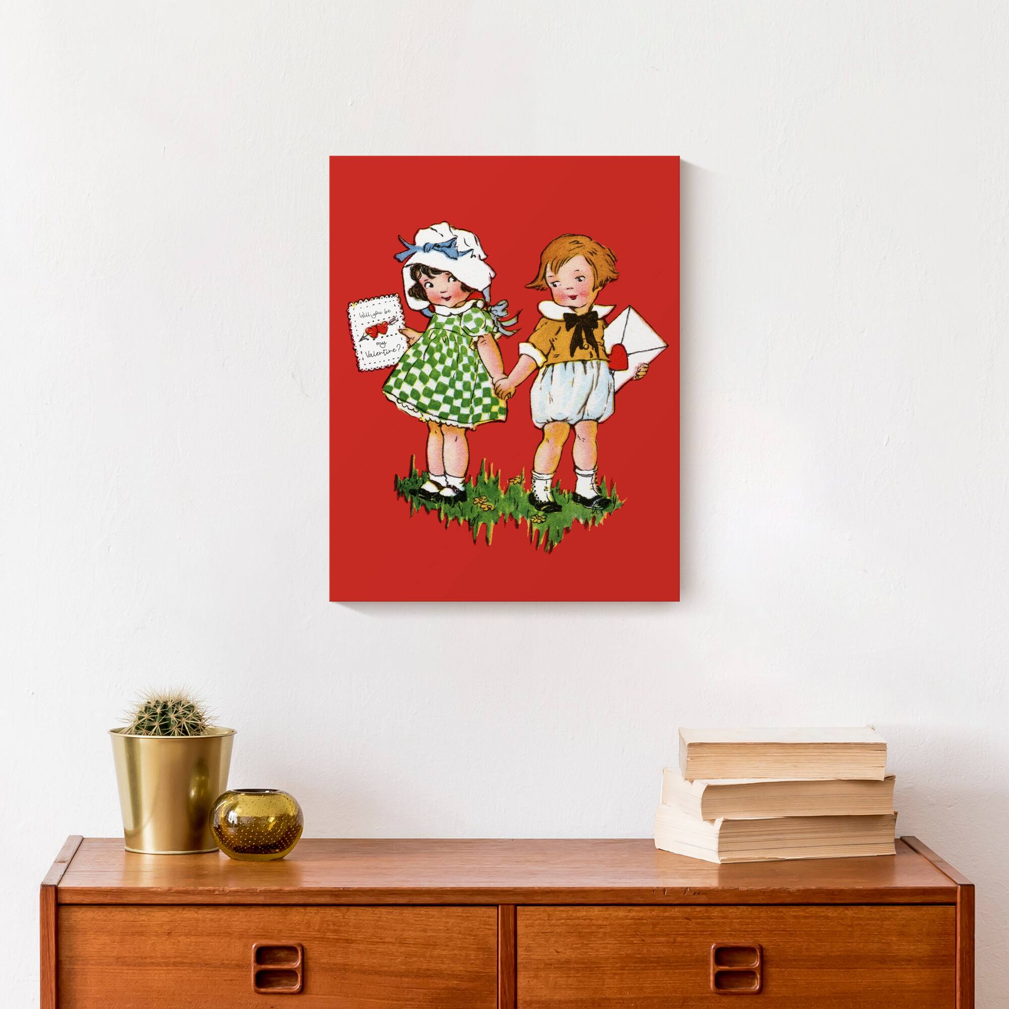 Be My Valentine 11" x 14" Canvas Wall Art